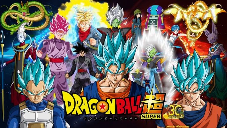 Póster del anime Dragon Ball Super